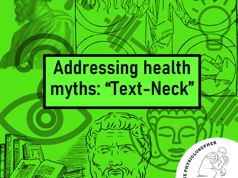 The myth of “Text&nbsp;Neck”