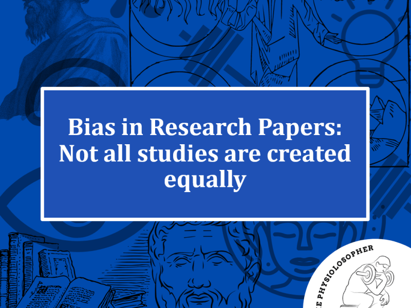 Bias in Research: Not all studies are created&nbsp;equal